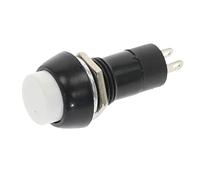 12Pcs PBS-11A PBS-11B Push Button Switch 12mm Latching/Momentary 2Pin 3A 250V AC Multi-Color(White,Momentary)