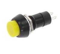 12Pcs PBS-11A PBS-11B Push Button Switch 12mm Latching/Momentary 2Pin 3A 250V AC Multi-Color(Yellow,Self-Locking)