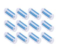 12pcs Pedicure Roller Head Replacement Blue Gh Foot Care Tool | 360 Degree Rotation, Curved Design, Remove Dead Skin, Spare Part