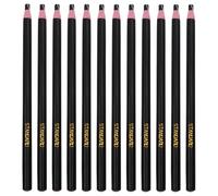 12pcs Peel-off Marker Easy to Remove Grease Pencil, Grease Pencils Wax, for Ceramic Glass Metal Wood Leather Reusable Marker for Home Diy and Craft Projects, Black