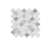 12pcs Peel & Stick Tile Backsplash 12"x12" - Modern Glossy Imitation Ceramic Wall Tiles Thickened Self-Adhesive Vinyl Decals for Kitchen Bathroom Living Room Home DIY (#301,12x12in)