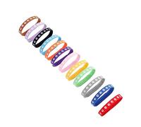 12Pcs Pet Collar Breathable Soft Double Sided Paw Print Neckwear for Cats and Dogs Safe Comfortable Fashion Accessory Random Color