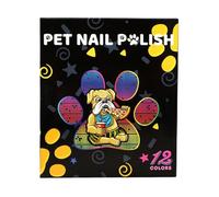 12Pcs Pet Polish Pen Set Water-Based Pet Polish Brush Pen Fast Drying Easy To Remove
