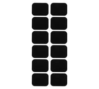 12pcs Phone Mount Magnetic Metal Plate Rectangular Adhesive Patch | Quick Stick Setup with Secure Magnetic Hold, Reusable Design for Drivers and Office Desks, Fits Phone Cases with Smooth Back