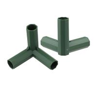 12pcs Pipe Fittings for Building Greenhouses and Furniture, 16mm Connectors for DIY Applications