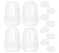 12pcs Plastic Ball Tea Filter Basket with Clip Structure for Mugs