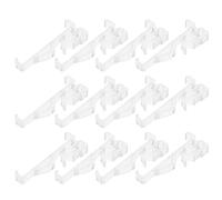 12pcs Plastic Blind Valance Clips 2.5 Inch Acrylic Hidden Mounting