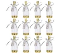 12pcs Plastic Candy Bottles with Elegant Appearance, Large Capacity Mini Candy Containers for Wedding Sweets Box and Party Favors, Versatile Usage for Bridal Shower and Birthday