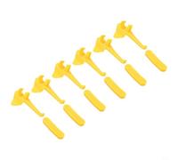 12pcs Plastic for Duck Head Inserts for Tyre Changer Rim Guard | Prevents rim scratches, nylon plastic, fits duck heads, for easy installation, yellow color