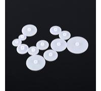 12pcs Plastic Motor Gear Set Gears Kits Robot Motor Car Toy for DIY