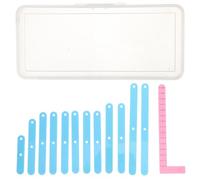 12pcs Plastic Polygon Splicing Strips for Maths Teaching | For quadrilateral and triangle demonstrations, aids spatial thinking and concept understanding, suited to fourth grade