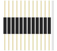 12PCS Plastic Reed Switch Reed Contact Normally Open (N/O) Magnetic Induction Switch (2.5mm×14mm) Miniature ON/OFF with Solder Wire (0.6mm x 100mm) for LED Light Electromagnetic Relay