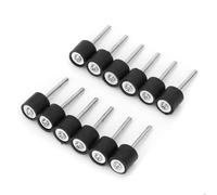 12Pcs Polishing Sanding Drum Rubber Mandrel
