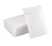 12PCS Poly Bubble Mailers Small Padded Envelopes,Self-Seal Padded Envelopes, Cushioning Protection Packaging,for Shipping Packaging Mailing Self Seal(White)