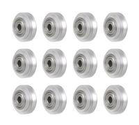 12PCS POM Pulley Wheel 625zz High Speed Bearing Idler Big V Slot Gear for 3D Printer CR10 3D Printer