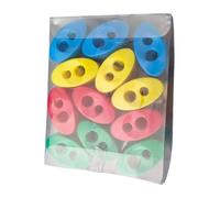 12Pcs Portable Manual Pencil Sharpeners Double Hole Pencils Sharpener for Student Children School Supplies Double Hole Pencil Sharpener