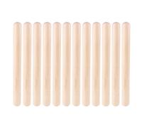 12Pcs Portable Music Rhythm Sticks Wood Drum Sticks Hardwood Musical for Practicing and Learning Enduring Music Rhythm Musical Instrument for Children