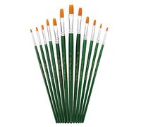 12Pcs Portable Paintbrush Artists Paint Brush Easter Supply For Easter Egg Coloring Acrylic Watercolor Gouache Painting Watercolor Brushes Professional For Artists Travel Brushes Brush Pens Set Kids