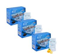 12PCS Powerful Toilet Bowl Cleaner Tablets, Heavy Duty Toilet Descaler Toilets Limescale Remover, Strong Cleaner and Descaler Stain Remover Bathroom Cleaning Supplies (3 Pack)