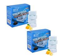 12PCS Powerful Toilet Bowl Cleaner Tablets, Heavy Duty Toilet Descaler Toilets Limescale Remover, Strong Cleaner and Descaler Stain Remover Bathroom Cleaning Supplies (2 Pack)