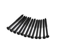 12pcs Practical Bass Pickup Mounting Screws Instrument, Black