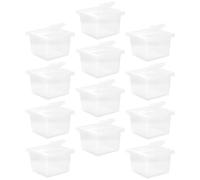 12pcs Professional Reptile Box Plastic Box with Breathable Holes | Snake Cage, Household Reptile Box, Feeding Reptile Box, Keeper for Small Animals and Frogs