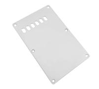 12Pcs Professional Tremolo Cavity Cover Back Plate For ST SQ Electric Guitar Multi Pickguard(B White)