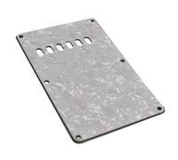 12Pcs Professional Tremolo Cavity Cover Back Plate For ST SQ Electric Guitar Multi Pickguard(B White Pearl)