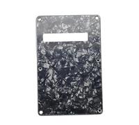 12Pcs Professional Tremolo Cavity Cover Back Plate For ST SQ Electric Guitar Multi Pickguard(D Black Pearl)