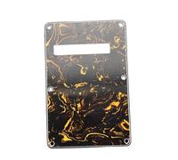 12Pcs Professional Tremolo Cavity Cover Back Plate For ST SQ Electric Guitar Multi Pickguard(D Brown Pearl)