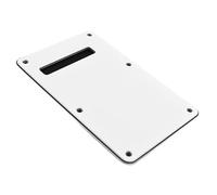 12Pcs Professional Tremolo Cavity Cover Back Plate For ST SQ Electric Guitar Multi Pickguard(D white)