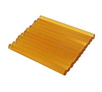 12Pcs Professional Wig, Hot Melt Glue Small Glue Stick Hair Extension with Hot Melt Adhesive Sticks Styling Tool Yellow (Yellow)