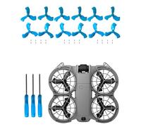 12Pcs Propellers for DJI Neo 2 - PC Replacement Propeller Blades, Lightweight Quiet Low-Noise Design, Durable Flexible Drone Spare Parts,Blue