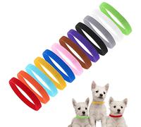12pcs Puppy ID Collars - Soft Nylon Adjustable Identification Bands for Small Cats and Dogs - Assorted Colors Pet Collar for Whelping Newborn Puppies and Kittens