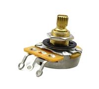 12pcs Pure Brass Full Size Long Split Shaft Potentiometers A500K B500K/A250K /B250K Pots Tone Volume Control for Guitar Bass