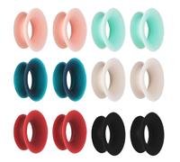 12pcs Quiet Ear Plugs Accessories,Loop Quiet Earplugs Accessories,Earplugs Mute Style Pack for Loop Earplugs,Reusable Soft Silicone Ear Plugs for Loop Engage Loop Experience Earplugs(6 Colors)