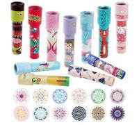 12Pcs Random Pattern Classic Kaleidoscope Toy, Kaleidoscope Bag Filler Toy, Educational Kaleidoscope Christmas Stocking Stuffers, Vintage School Classroom Prizes, Nostalgic Toy Gift for Kids Birthday