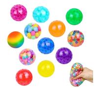 12pcs Random Stress Balls, Squishy Stress Relief Ball for Anxiety Relief, Hand Exercise Flexibility Training for Home, Office Suitable for Relieving Stress in The Office Aged 15+