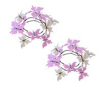 12PCS Realistic Butterfly Vine Stem With Gradients Color Faux Silk Flower For Home Wedding Decoration Modern Colorful Florals Room Decoration