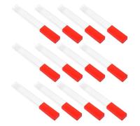 12pcs Red Plastic Thermometer Holder Tube for Glass Thermometers