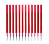 12Pcs Refills for Erasable Pens, 0.7mm Erasable Pen Refills with Red Ink (Red)