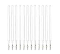 12Pcs Refills for Erasable Pens 0.7mm Erasable Refills Pens with White Ink (White)