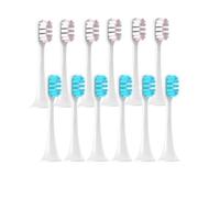12PCS Replacement Brush Heads,Compatible for XIAOMI MIJIA T300/T500/T700 Sonic Electric Toothbrush Soft Bristle Caps(6Pink6BlueL)