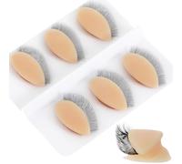 12Pcs Replacement Eyelids for Mannequin Head Silicone Rubber Removable Realistic Eyelash Extension Eyelids for Eyelashes Training Practice Makeup Eyelash Extensions