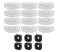 12PCS Replacement Filters for D60/D30 Automatic Pet Fountain Carbon Cat Water 67oz/2L