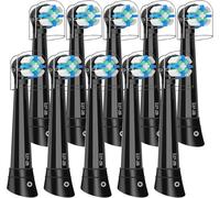 12pcs Replacement Heads Compatible with Oral B iO 2/3/4/5/6/7/8/9/10 Series Electric Toothbrush,IO Toothbrush Heads Compatible with Oral B iO,Medium-Hard bristles Care for Your Teeth,Black