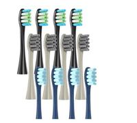 12PCS Replacement Vacuum Brush Heads, Compatible for X PRO/ Z1/ F1/ One/Air 2 /SE Soft Deep 3 Color Sealed Packed Nozzles(4B4BG4B)