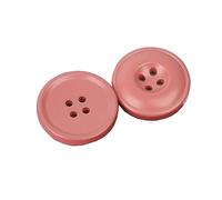 12pcs Resin 4 Holes Buttons Sewing Accessories for Clothing Decorative Plastic Buttons DIY, Pink, 20mm