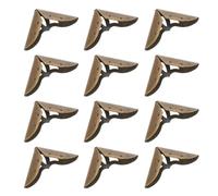 12pcs Retro Metal Corner Protector in Antique Brass for Albums