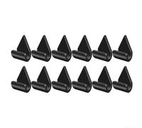 12PCS Reusable Car Cable Clips No Glue Plastic for Interior Organization | Flexible plastic build fits cables up to 8 mm clips measure 1.7 x 1.5 cm easy tool-free installation
